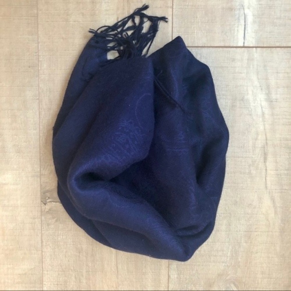 Dark blue scarf